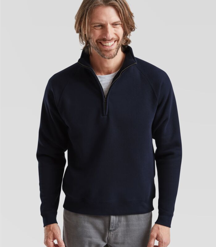 Men's Premium Zip Neck Sweat Thumbnail
