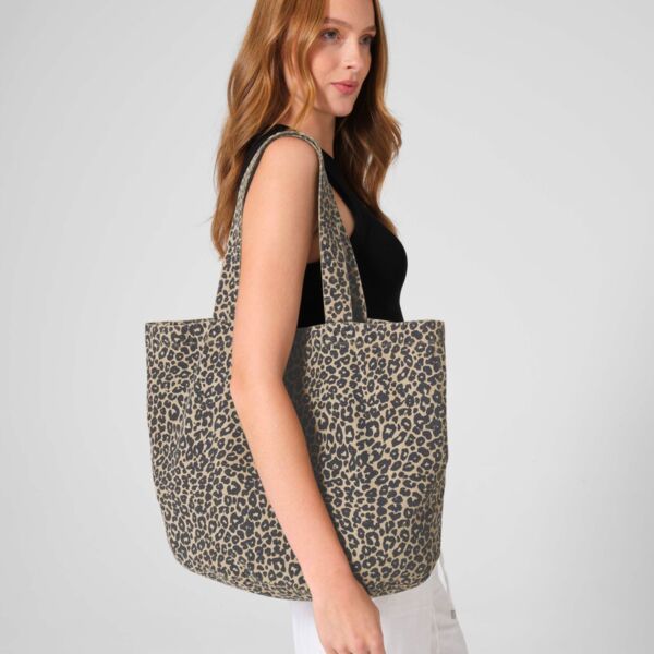 Leopard Print Canvas Shopper Thumbnail