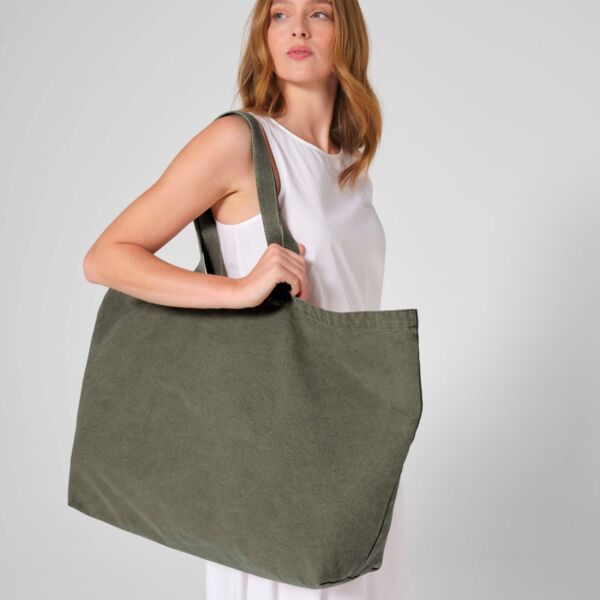 Garment Dyed Oversized Tote Bag Thumbnail
