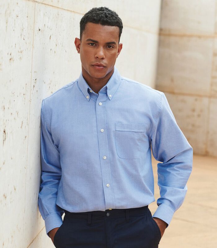 Long sleeve classic Oxford shirt Thumbnail