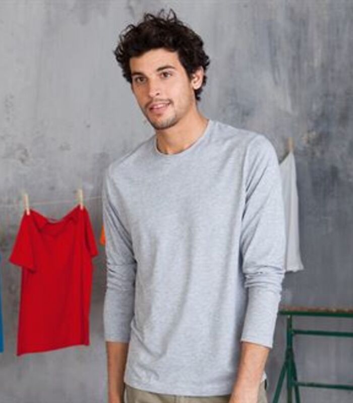 Men's long-sleeved crew neck T-shirt Thumbnail