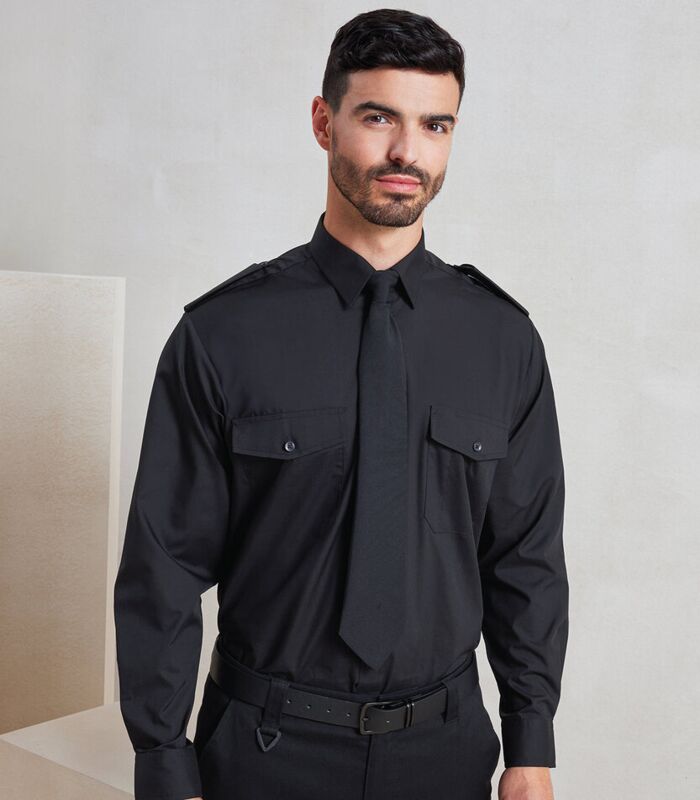 Long sleeve pilot shirt Thumbnail