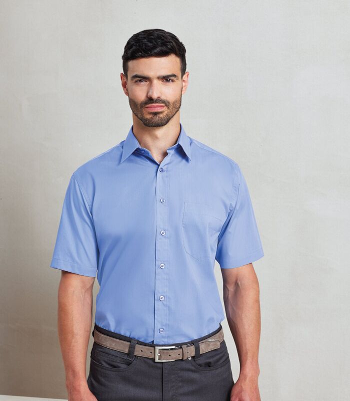 Short sleeve poplin shirt Thumbnail