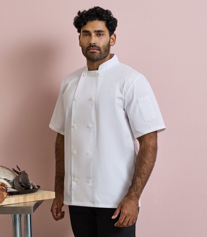 Short sleeve chef’s jacket Thumbnail