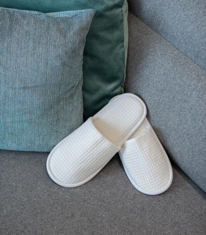 Waffle mule slippers Thumbnail