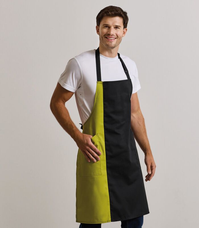 Contrast bib apron Thumbnail