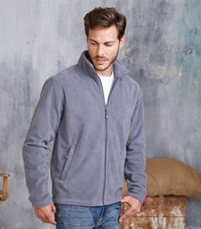 Zip-through microfleece jacket Thumbnail