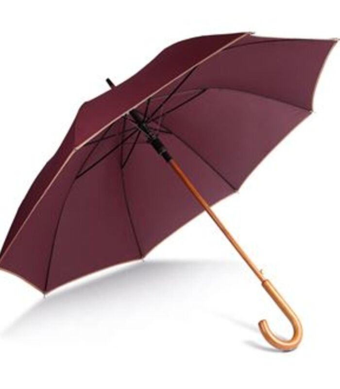 Auto open wooden umbrella Thumbnail