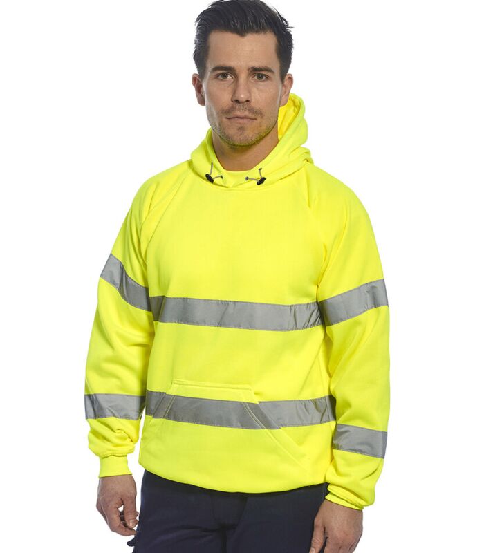 Hi-vis hooded sweatshirt (B304) Thumbnail