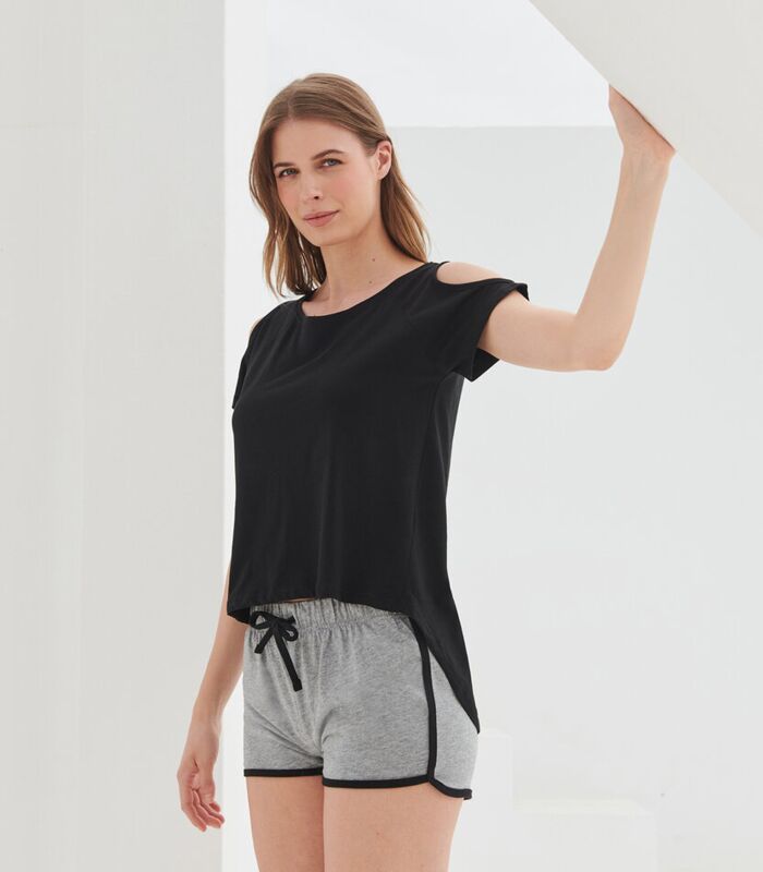 T-shirt with drop detail Thumbnail