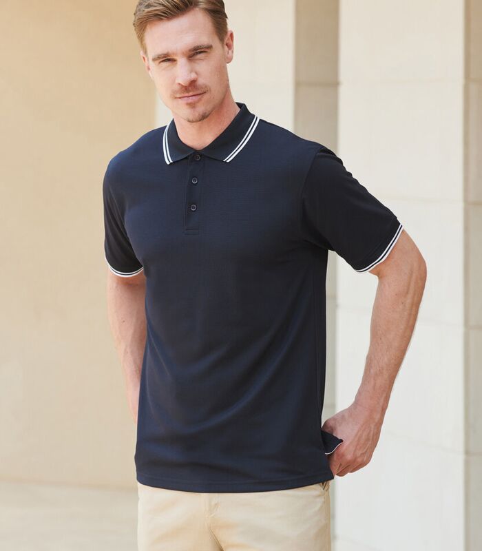 Double tipped Coolplus® polo shirt Thumbnail