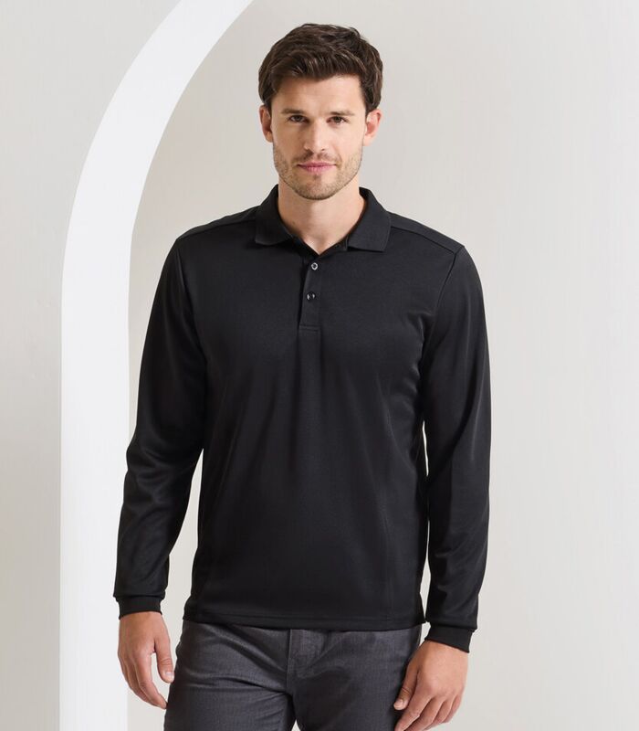 Long sleeve Coolchecker® piqué polo Thumbnail