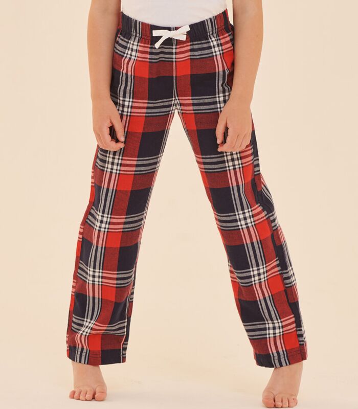 Kids tartan lounge pants Thumbnail