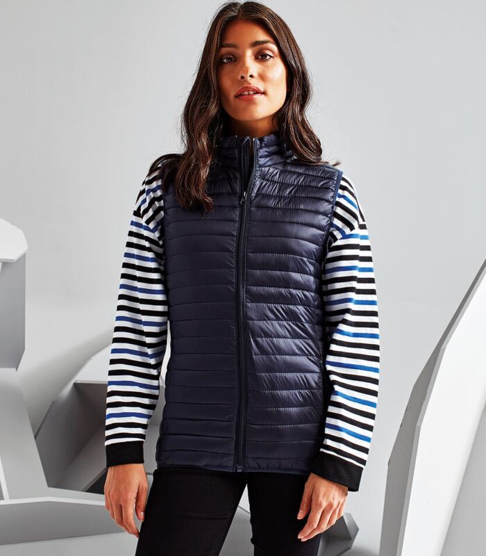 Women's tribe fineline padded gilet Thumbnail