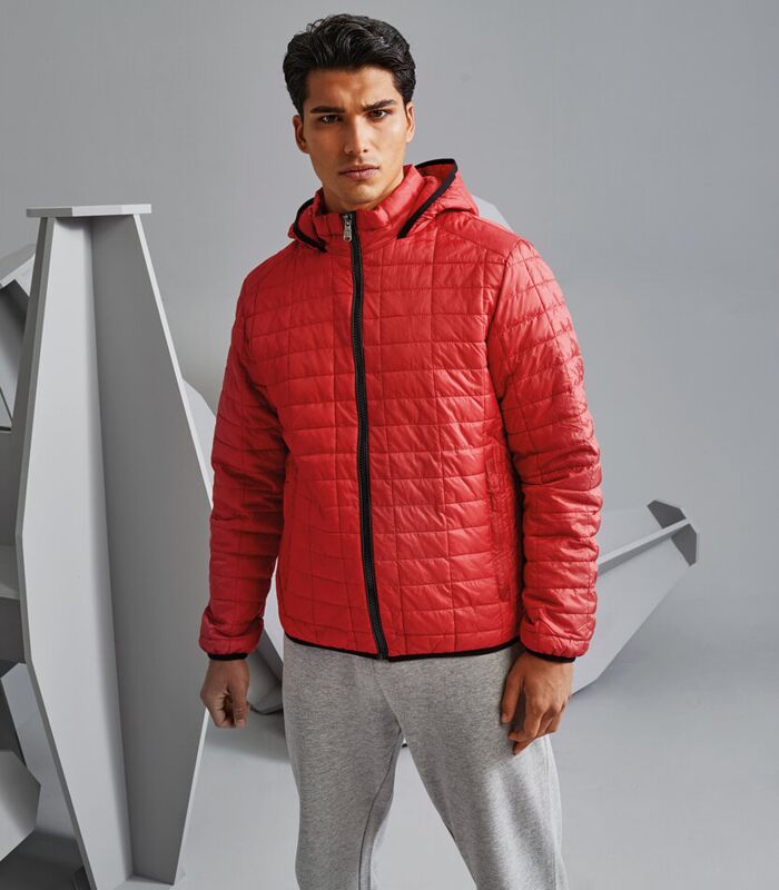 Honeycomb hooded jacket Thumbnail