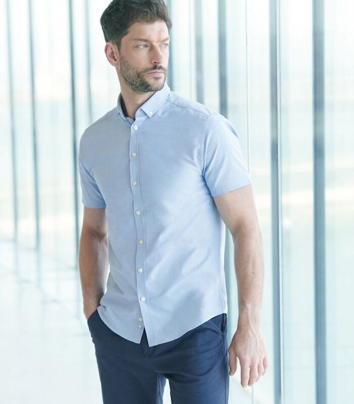 Modern short sleeve Oxford shirt Thumbnail