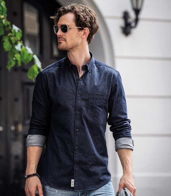 Torrance slim fit – raw and stylish denim shirt Thumbnail