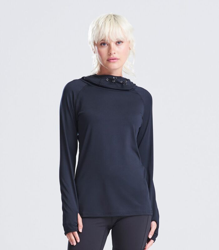 Women's cool cowl neck top Thumbnail