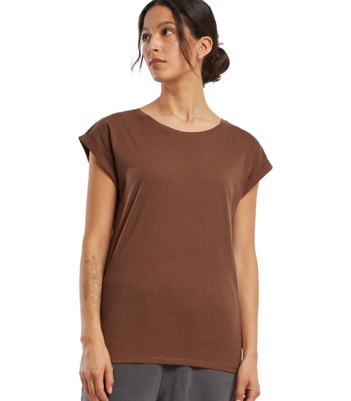 Women's extended shoulder tee Thumbnail