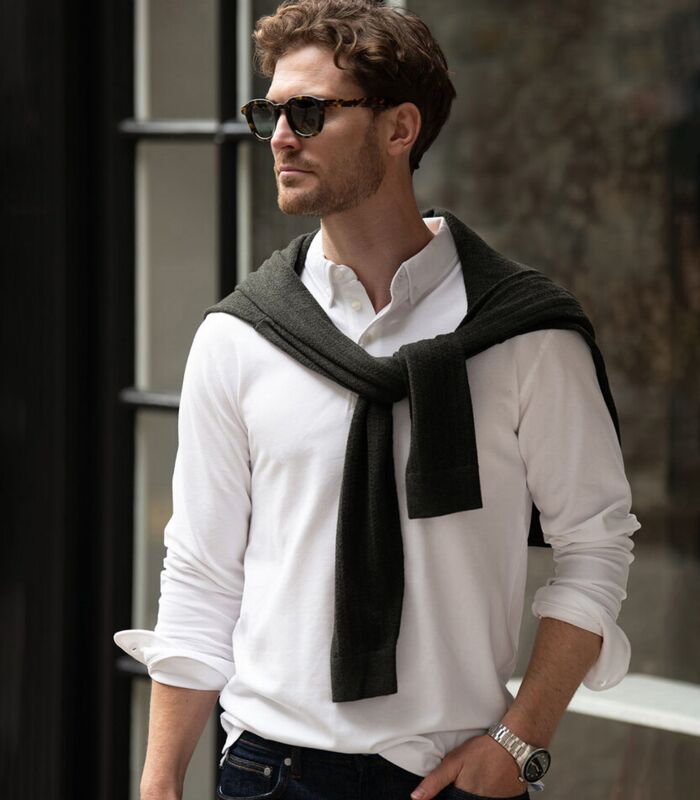 Carlington – deluxe long sleeve polo Thumbnail