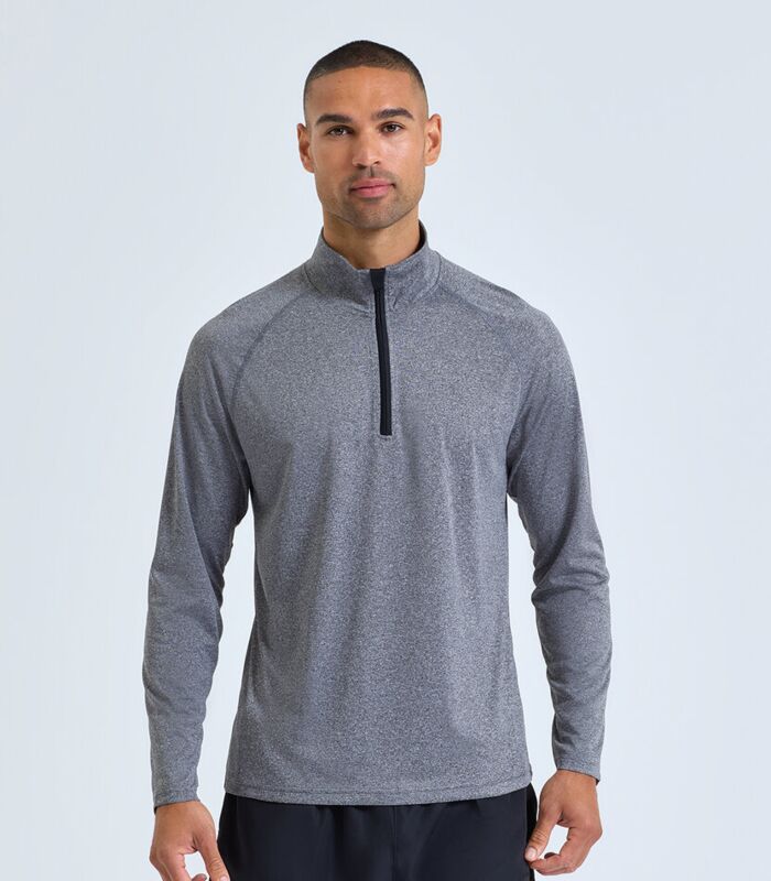 Men's TriDri® long sleeve performance ¼ zip top Thumbnail