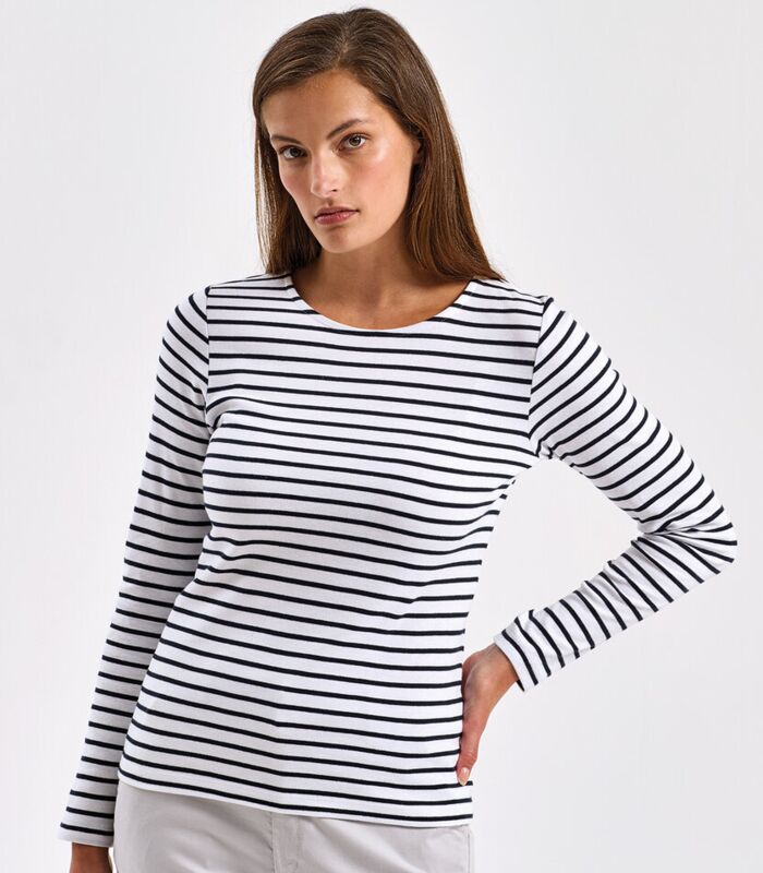 Women's Marinière coastal long sleeve tee Thumbnail