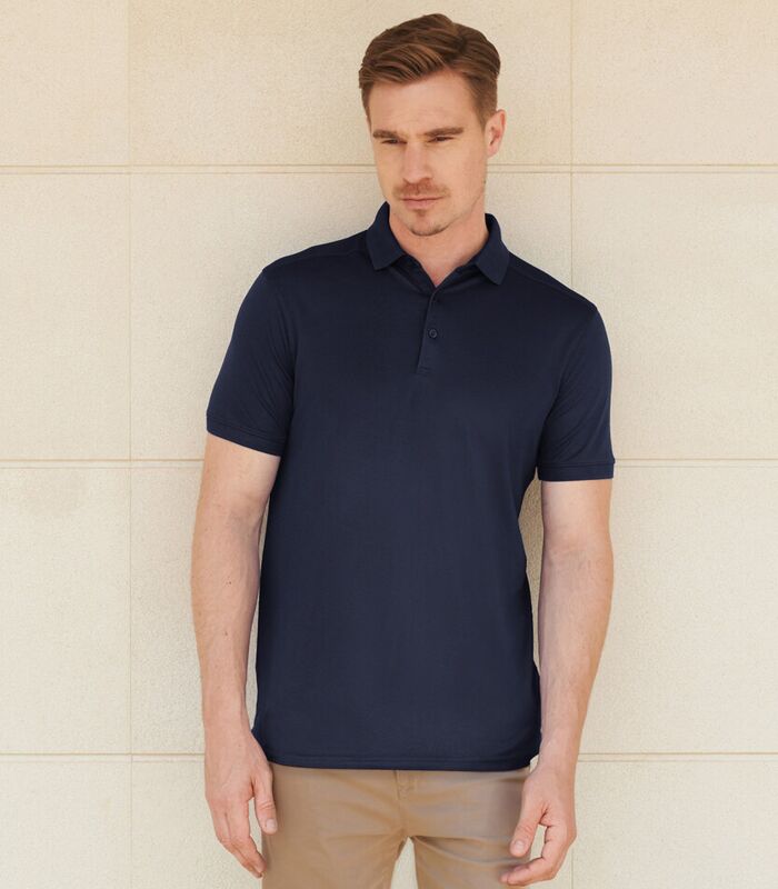 Stretch polo shirt with wicking finish (slim fit) Thumbnail