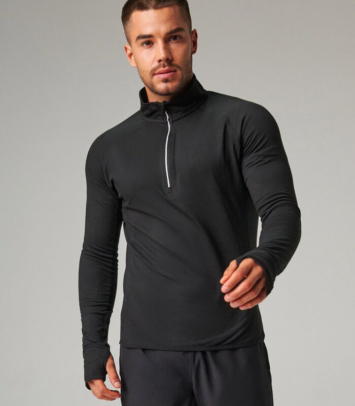 Long-sleeved ¼ zip top Thumbnail