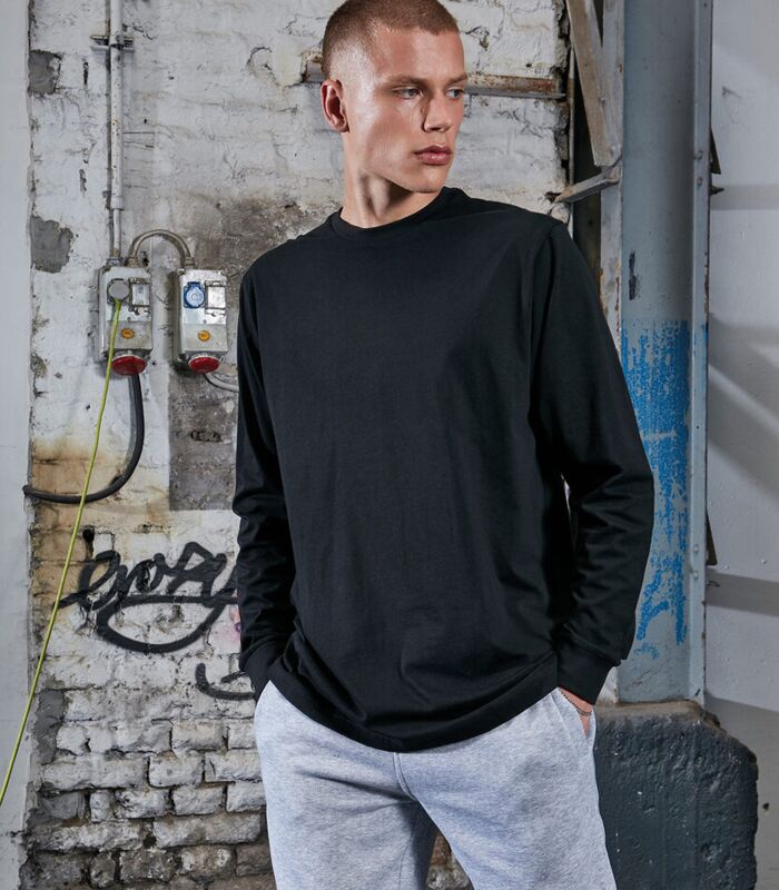 Organic long sleeve with cuff rib Thumbnail