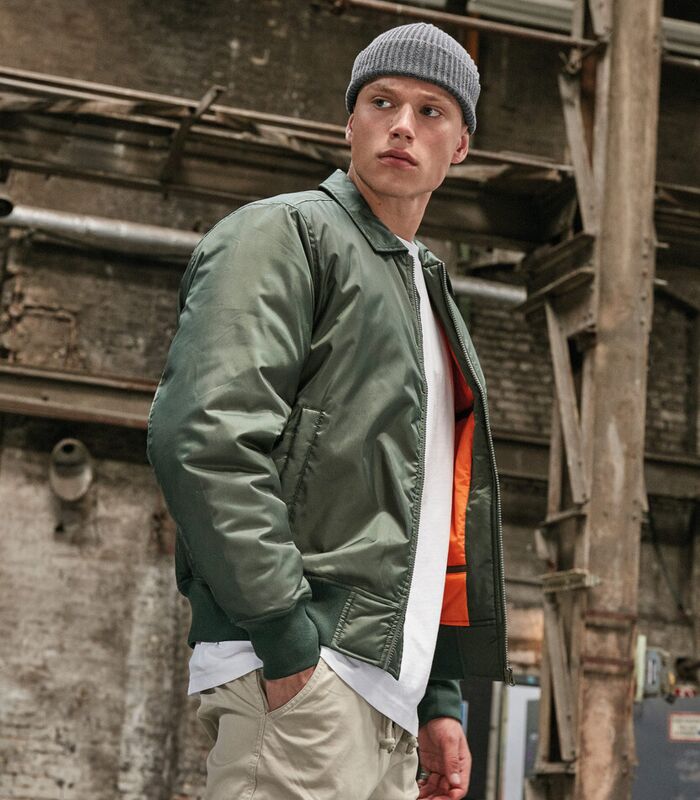 Collar bomber jacket Thumbnail