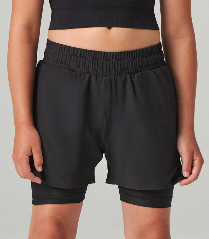 Kids double-layer sports shorts Thumbnail
