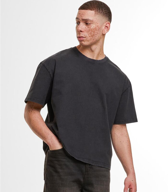 Vintage cropped heavy oversized tee Thumbnail