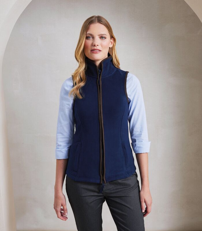Women’s artisan fleece gilet Thumbnail