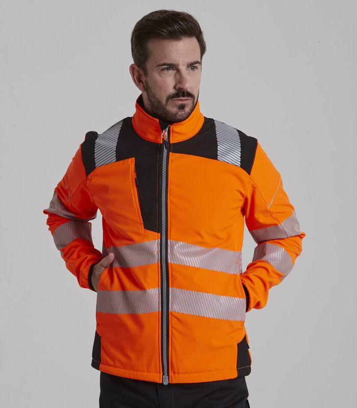 PW3 Hi-vis softshell jacket (T402) Thumbnail