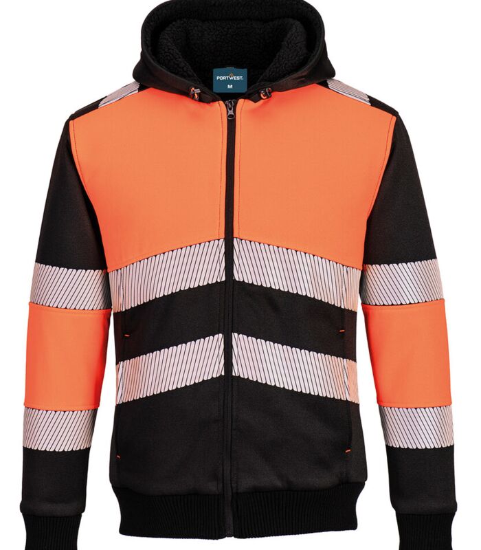 PW3 Hi-vis Class 1 winter hoodie (PW377) Thumbnail