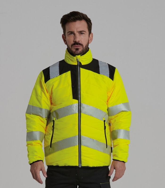 PW3 Hi-vis baffle jacket (PW371) Thumbnail