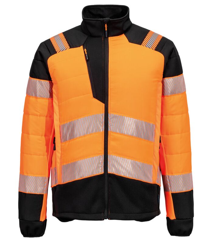 PW3 Hi-vis hybrid baffle jacket (T170) Thumbnail