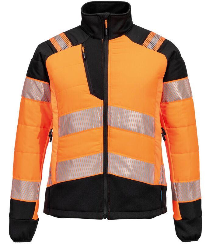 Women’s PW3 Hi-vis hybrid baffle jacket (T171) Thumbnail