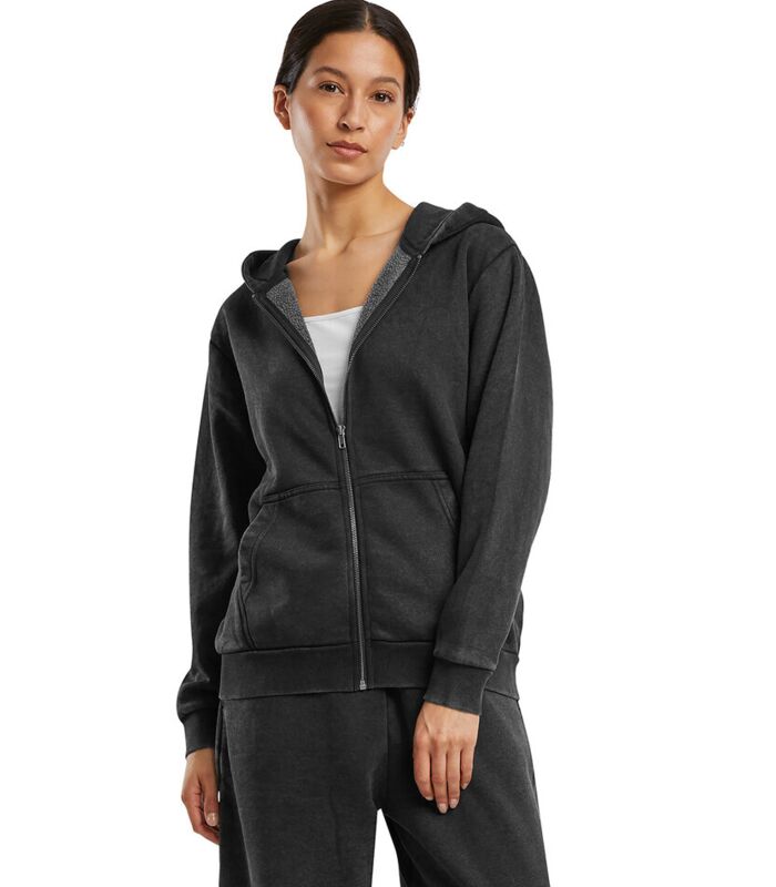 Women’s vintage heavy zip hoodie Thumbnail