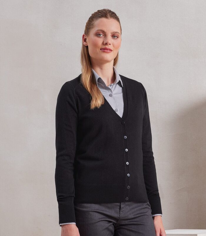 Women's 'essential' acrylic cardigan Thumbnail