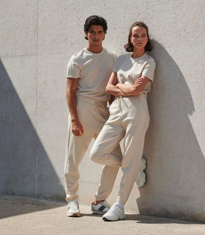 Unisex sustainable fashion cuffed joggers Thumbnail