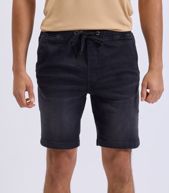 Men’s denim drawstring shorts Thumbnail