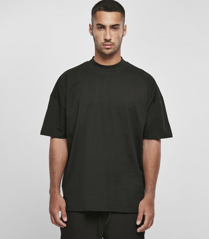 Oversized mock neck tee Thumbnail