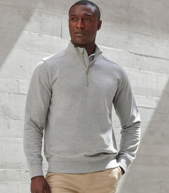 Unisex sustainable ¼-zip sweatshirt Thumbnail
