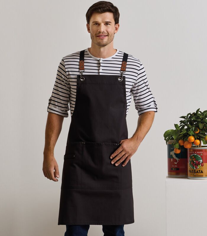 Clip ‘n’ Clasp cross-back bib apron Thumbnail