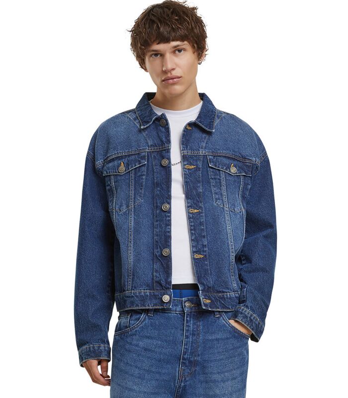 Heavy ounce boxy denim jacket Thumbnail