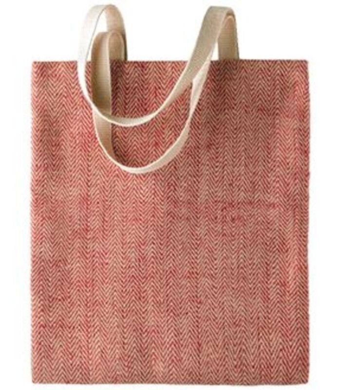 100% natural yarn dyed jute bag Thumbnail